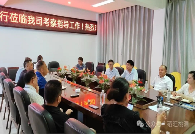 中科院质谱首席科学家杨福全来桃调研富硒紫苏籽油产业 中科院质谱首席科学家杨福全来桃调研富硒紫苏籽油产业