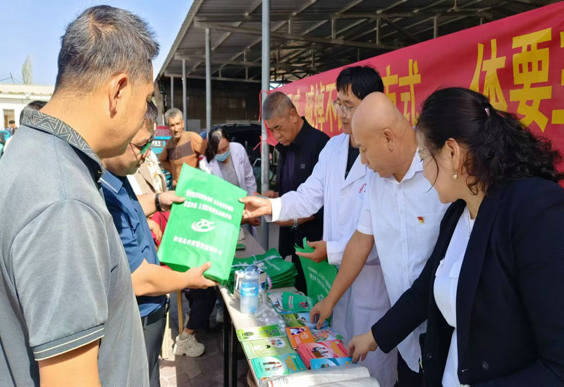 和硕县开展全民健康生活方式宣传月活动 和硕县开展全民健康生活方式宣传月活动