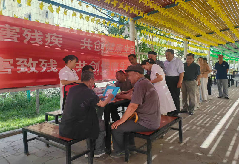 和硕县卫健委开展“党建领航•暖心护残”志愿服务活动 和硕县卫健委开展“党建领航•暖心护残”志愿服务活动