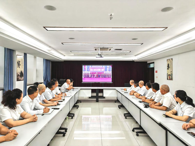 天泽工程公司组织观看纪念中国人民抗日战争