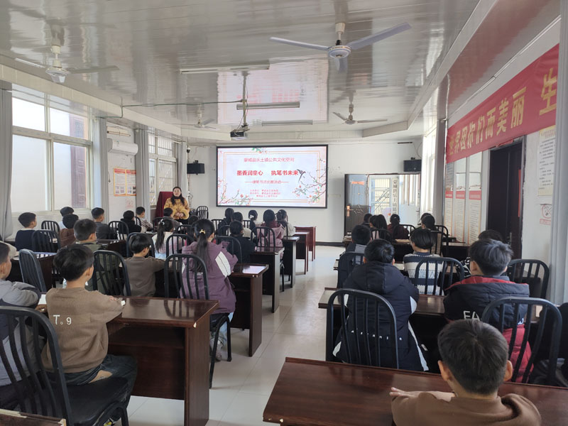 蒙城县乐土镇:墨香润童心 执笔书未来